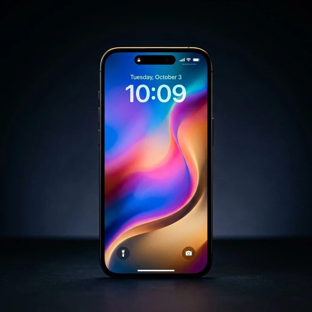 iPhone 15 256 ГБ — вид спереди, экран