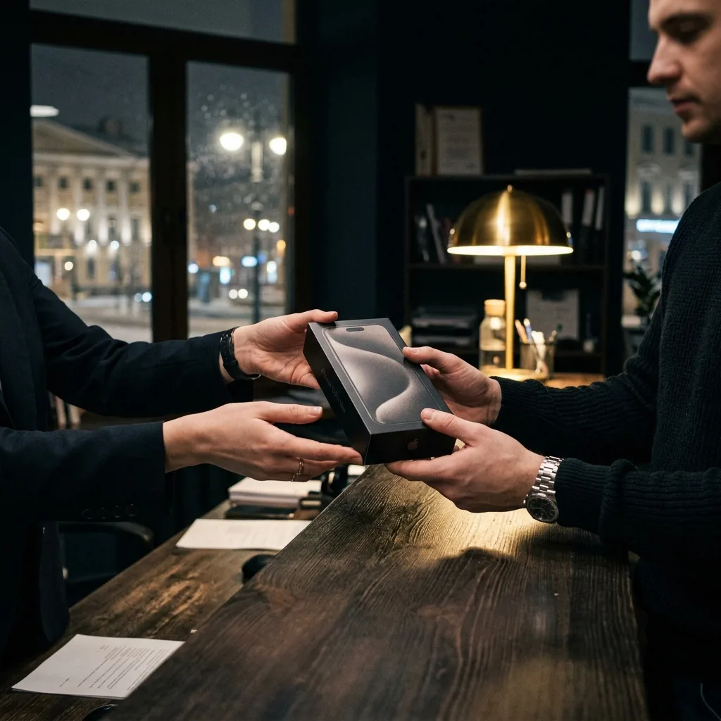 Получение iPhone в офисе у метро Владимирская