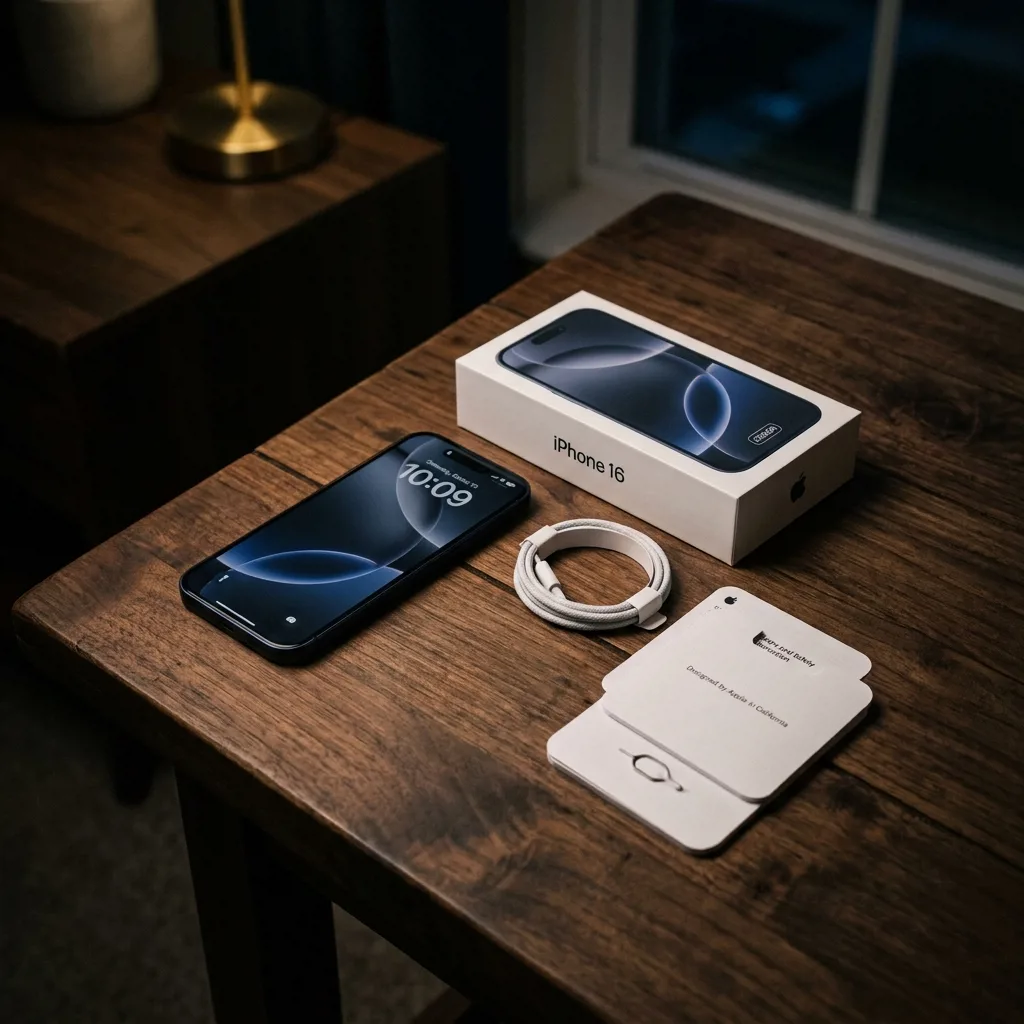 iPhone 16 256 ГБ — комплект поставки