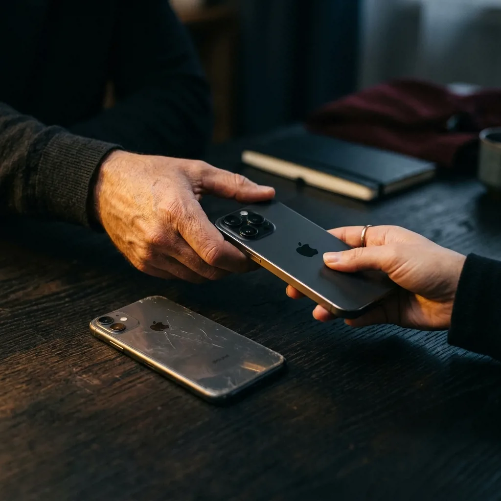 Обмен старого iPhone на iPhone 16 Pro с доплатой в Re:Скупка