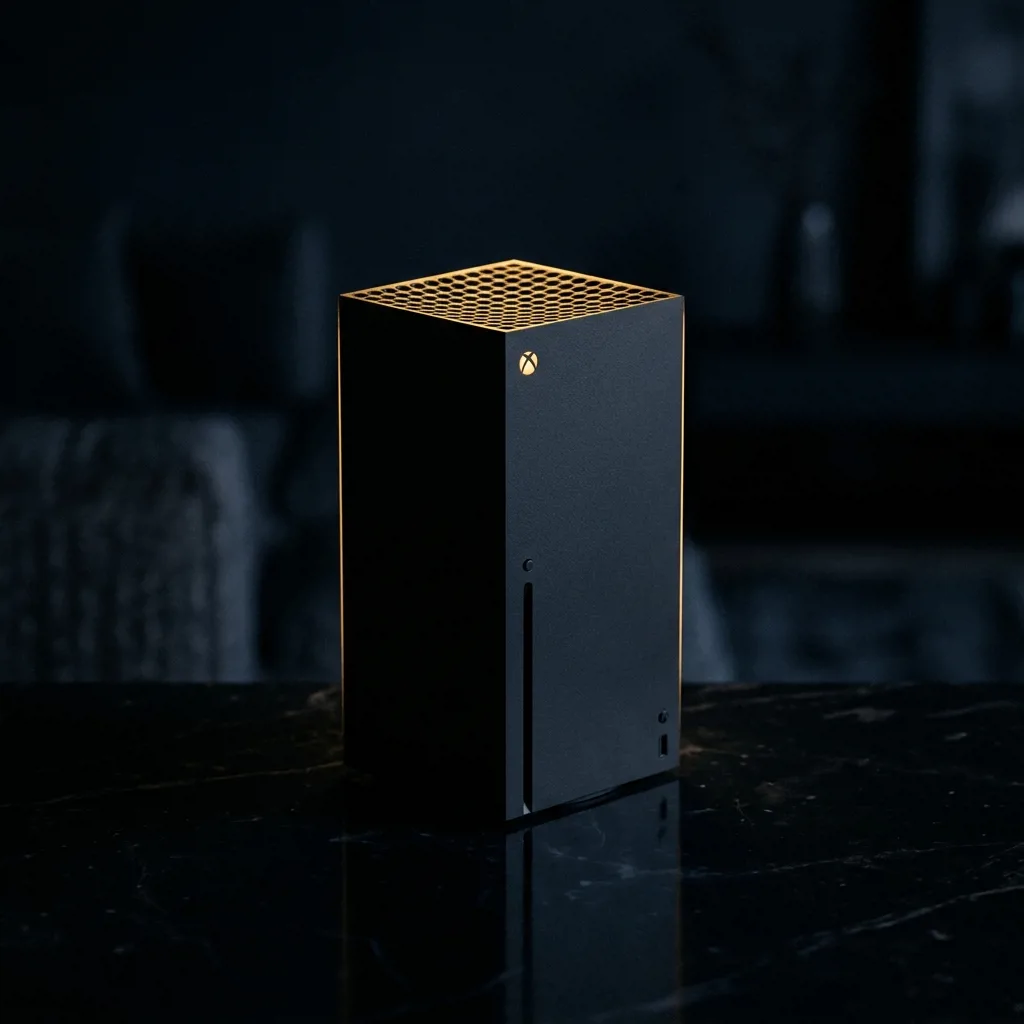 Игровая консоль Xbox Series X чёрного цвета