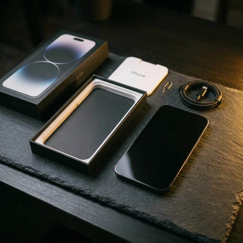 iPhone 14 Pro Max 128 ГБ — комплект поставки с коробкой