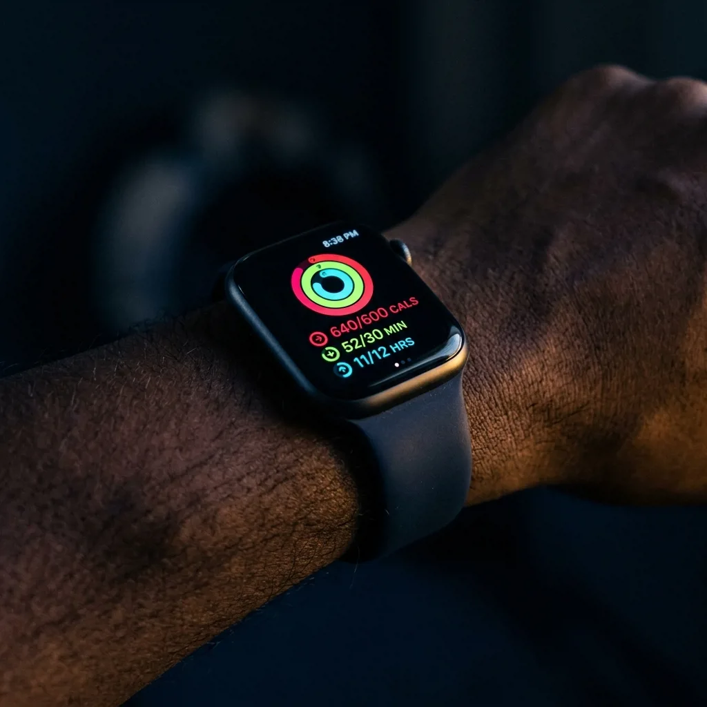 Apple Watch SE на запястье — отслеживание активности и уведомления