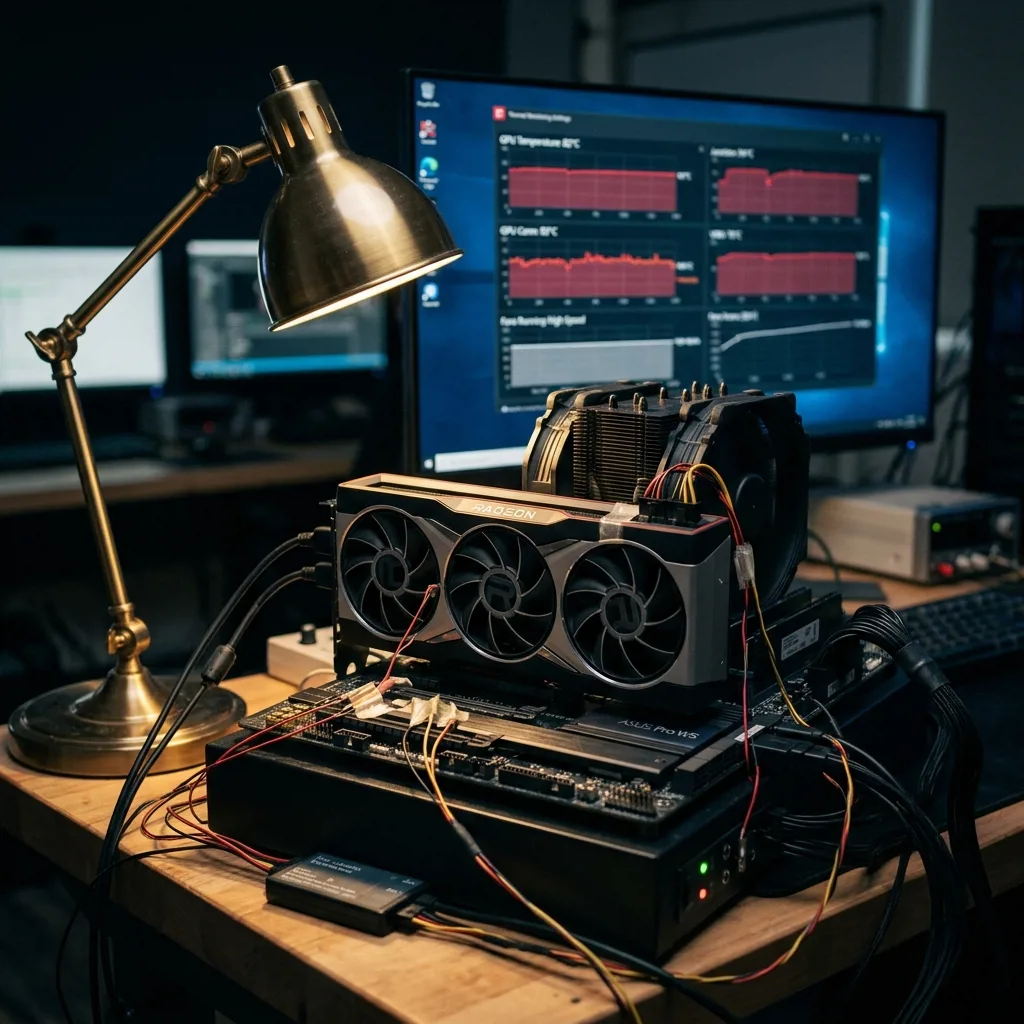 Диагностика видеокарты Radeon RX 6700 XT перед продажей