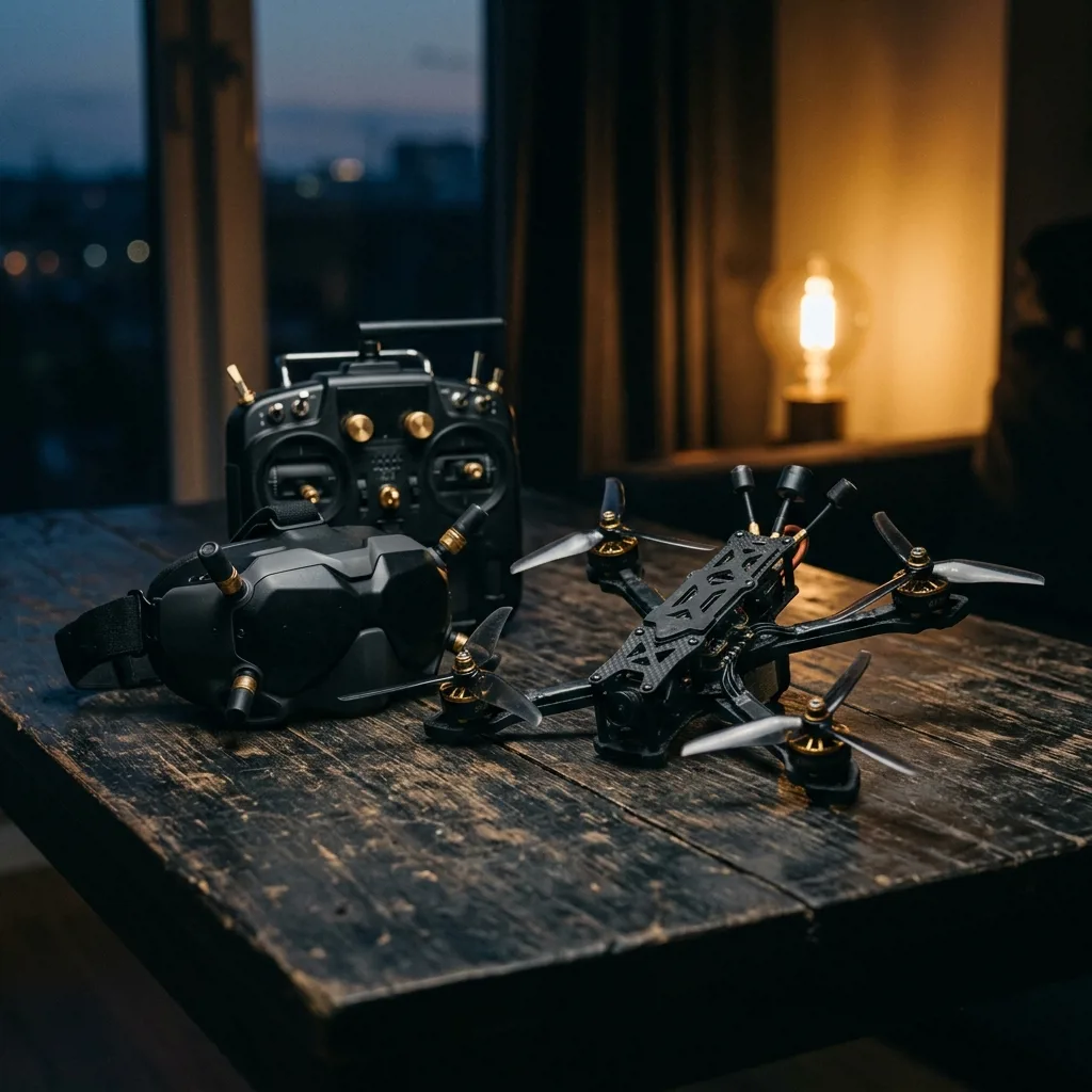 Выкуп FPV-дронов и гоночных самосборов с очками и пультом