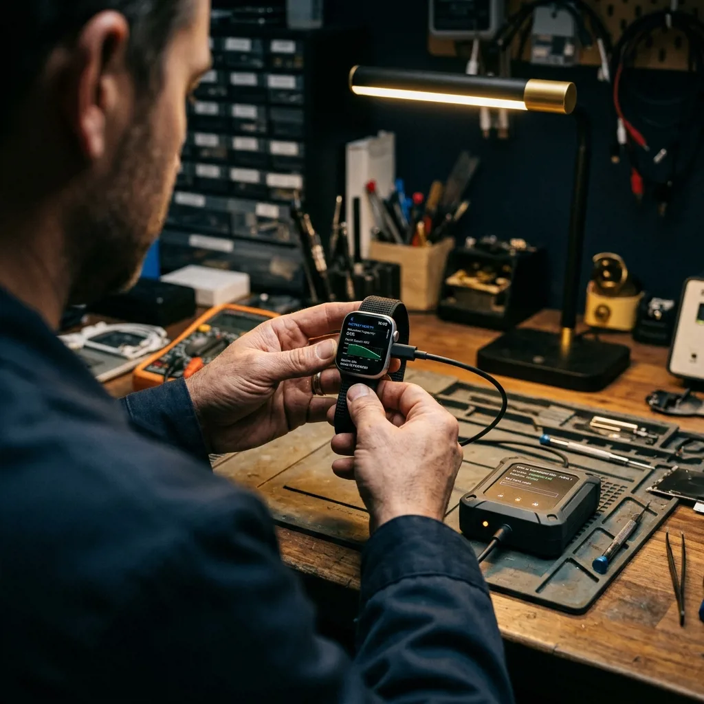 Диагностика Apple Watch перед продажей — проверка датчиков и батареи