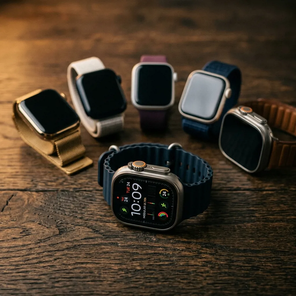 Apple Watch Series разных поколений