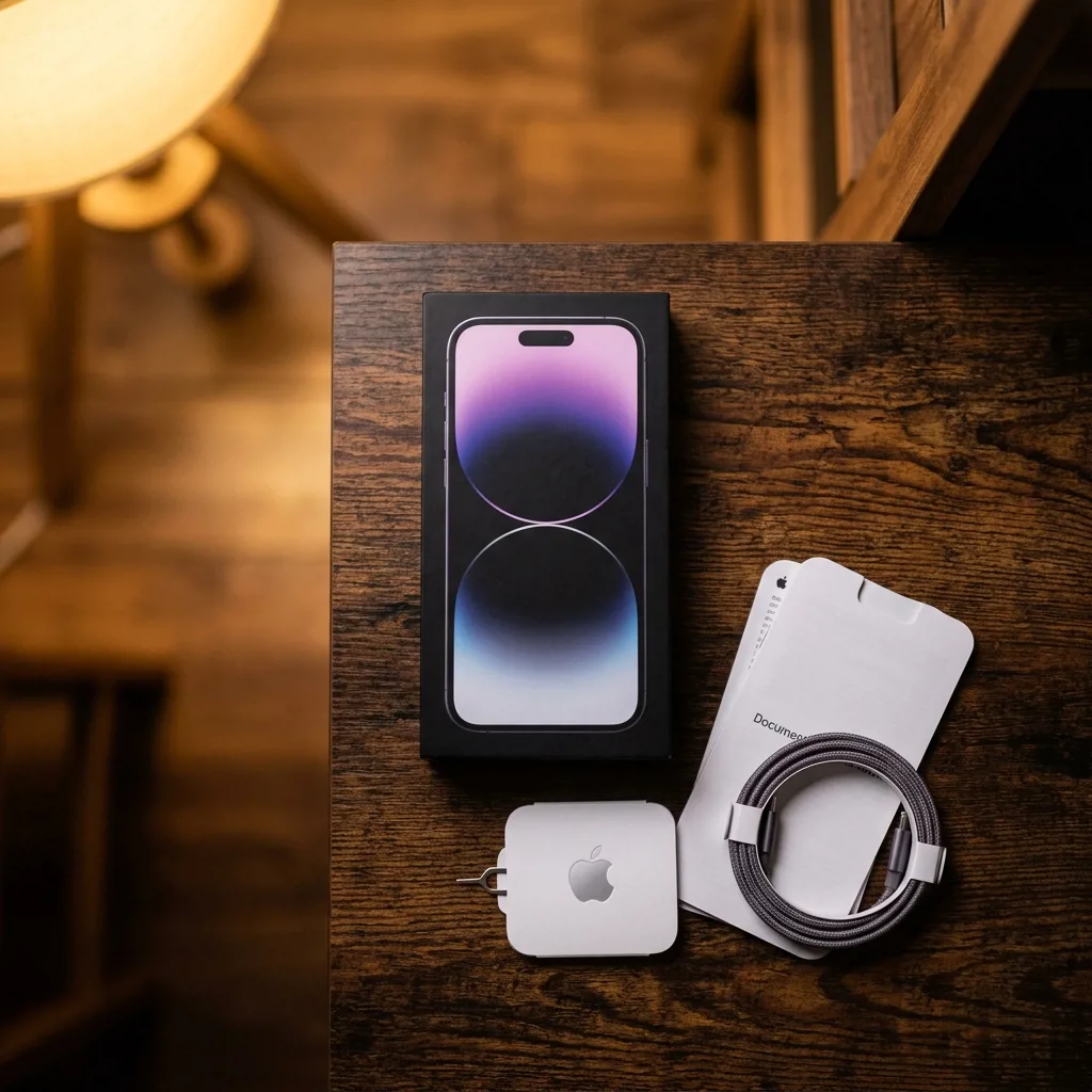 iPhone 14 Pro Max 128 ГБ — комплект поставки и коробка