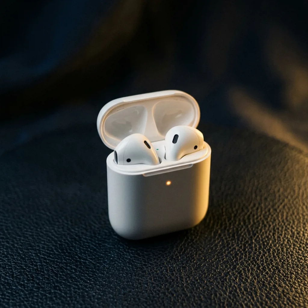 Наушники Apple AirPods 2 в зарядном кейсе