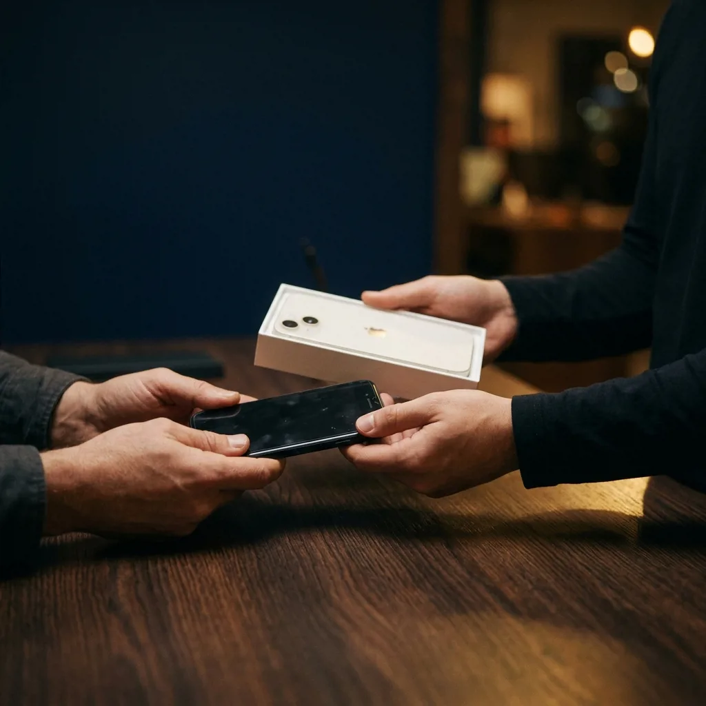Онлайн-оценка старого смартфона в зачёт покупки iPhone 14