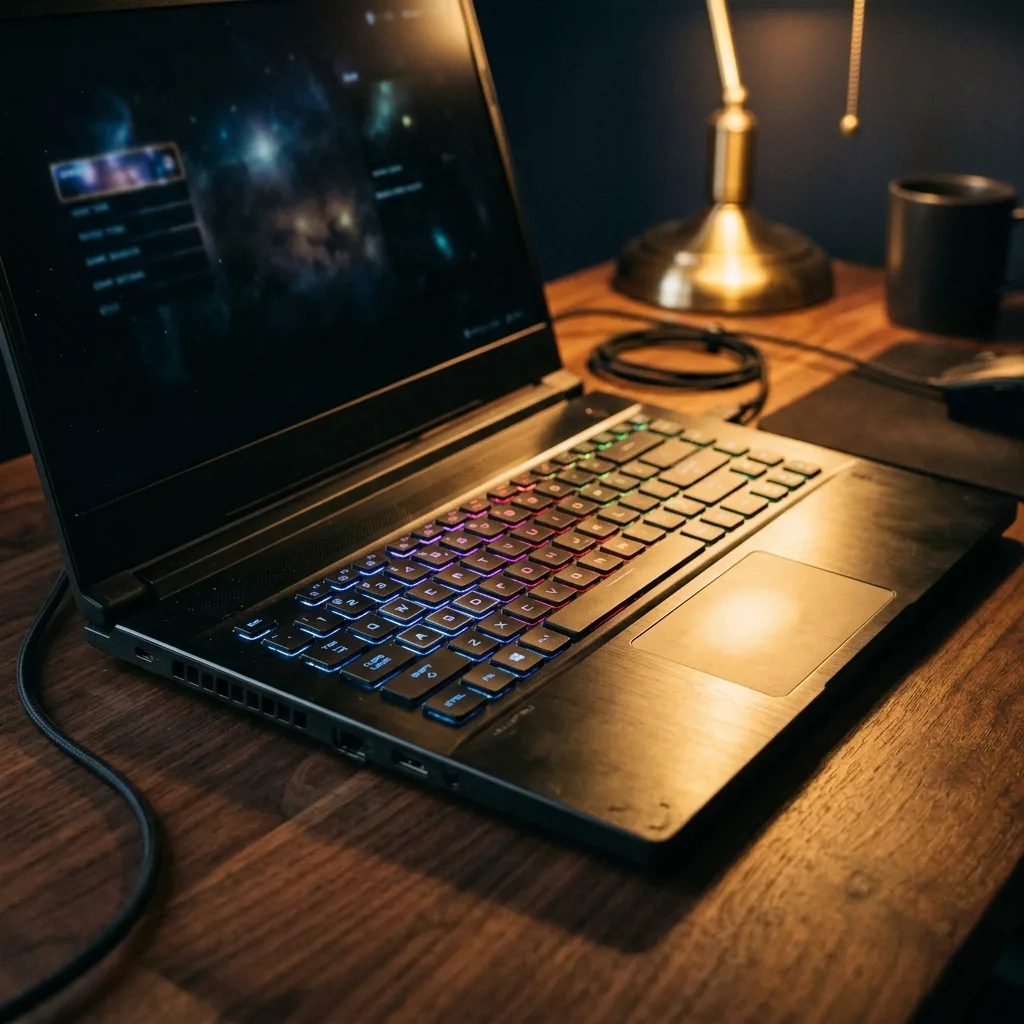 Игровой ноутбук с подсветкой клавиатуры для сдачи в скупку