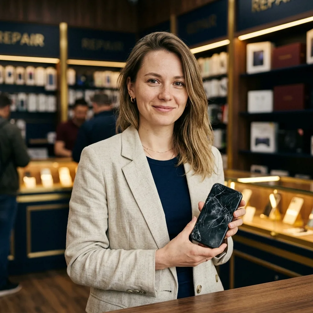 Отзыв клиентки Марины о выкупе разбитого iPhone