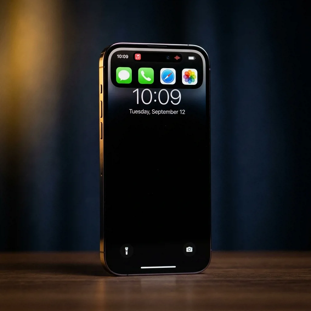iPhone 14 Pro 128 ГБ вид спереди с экраном Dynamic Island