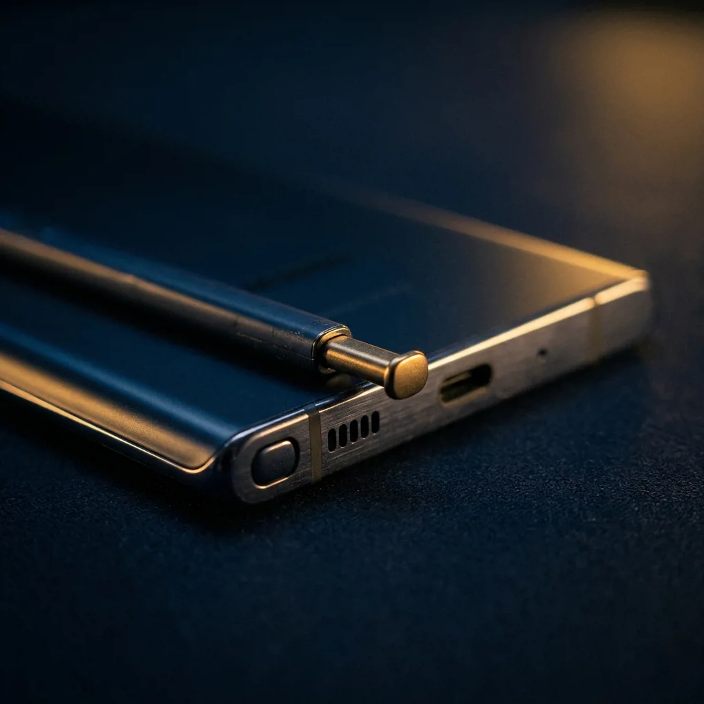 Samsung Galaxy Note 20 — перо S Pen и грани корпуса