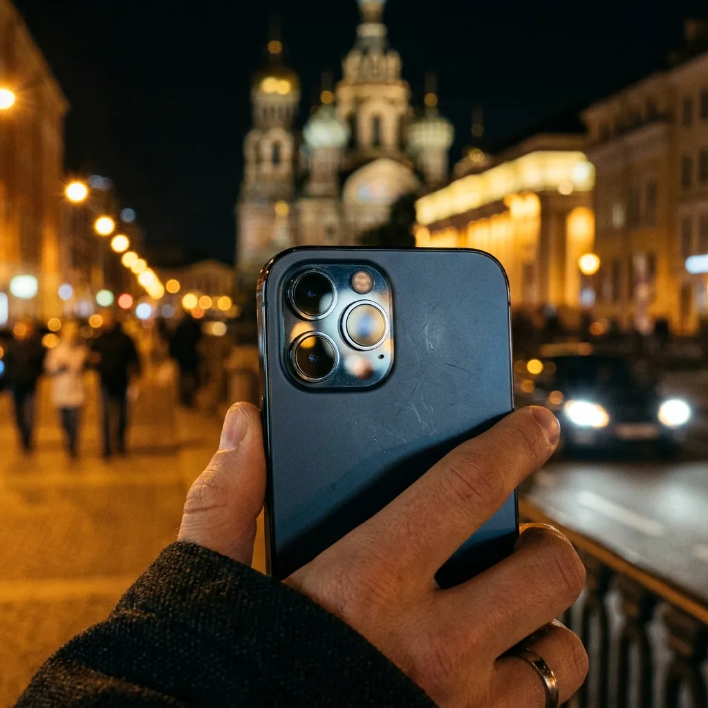 Тройная камера iPhone 12 Pro Max с ночным режимом