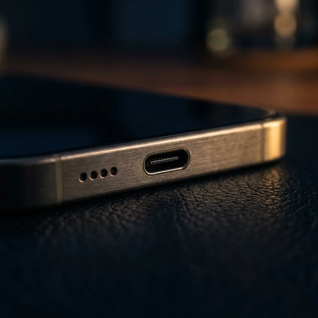 iPhone 15 Pro Max — порт USB-C и кнопка Action Button