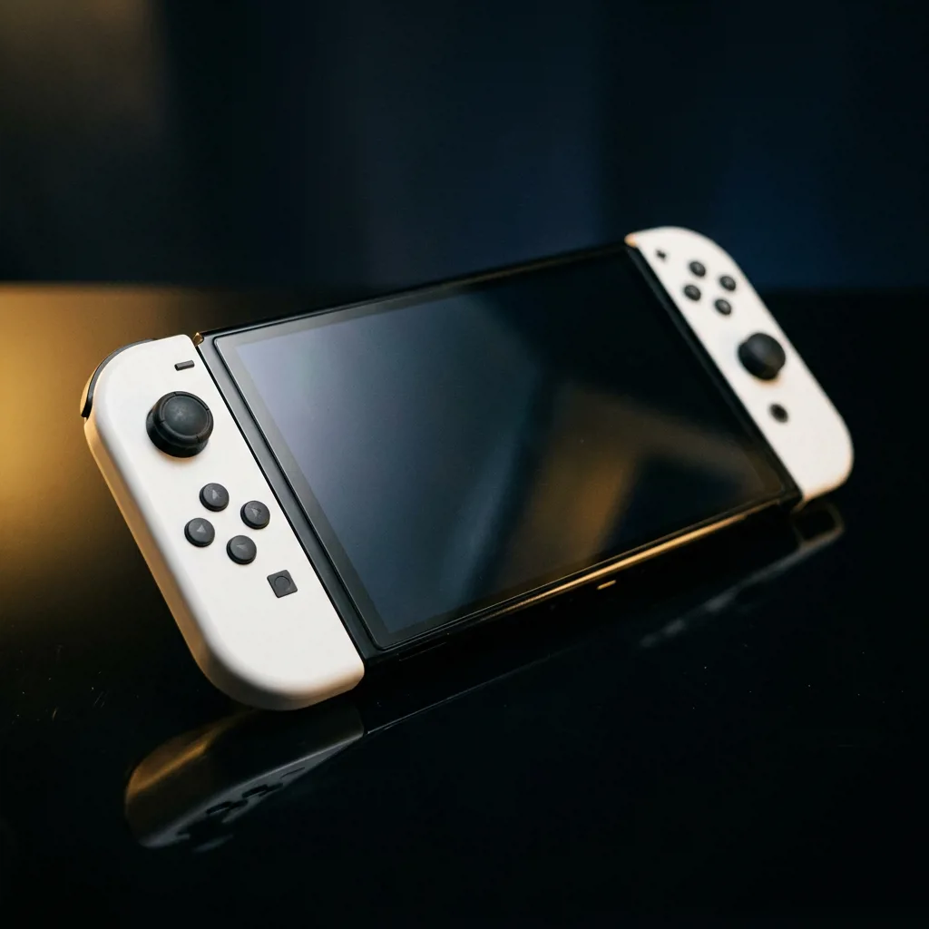 Nintendo Switch OLED с белыми джой-конами