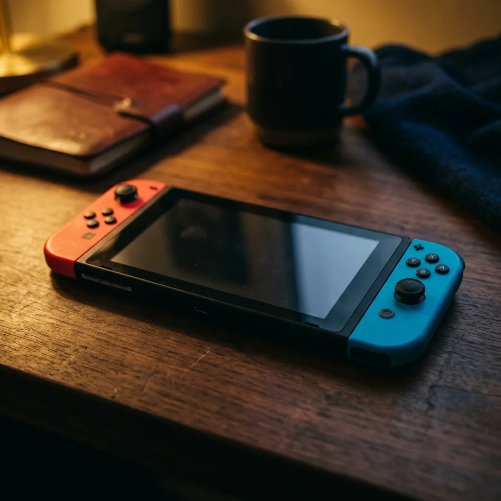 Nintendo Switch с красными и синими Joy-Con — скупка портативных консолей