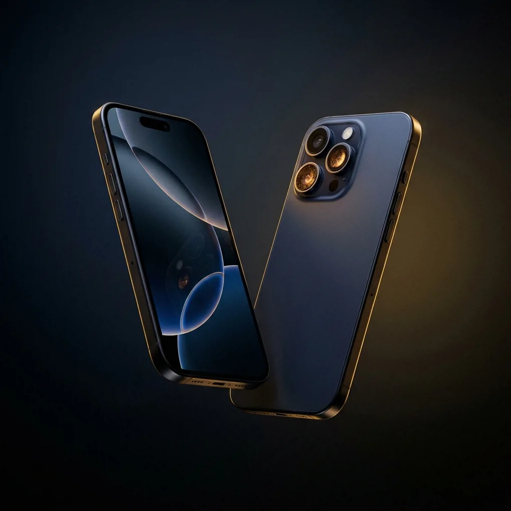 iPhone 16 с объёмом памяти 512 ГБ — вид спереди и сзади