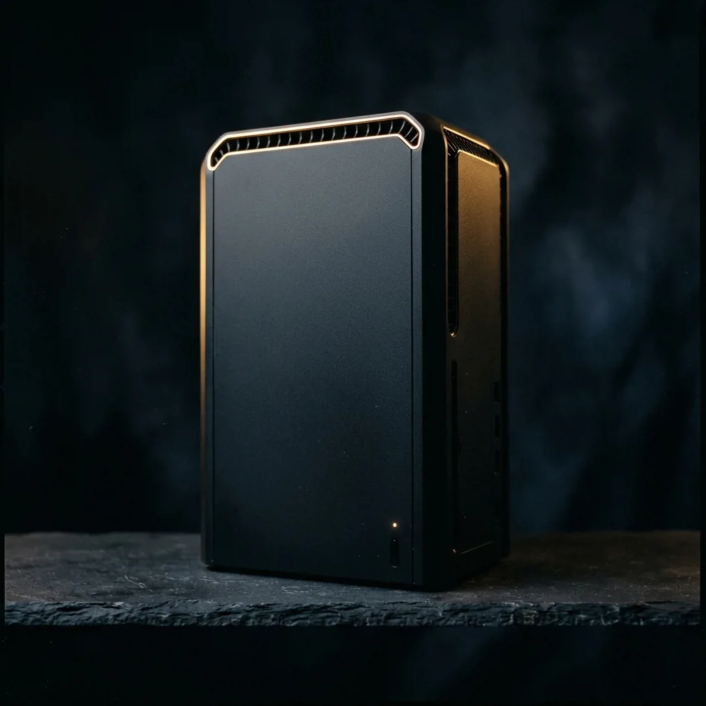 Игровая приставка Xbox Series X чёрного цвета