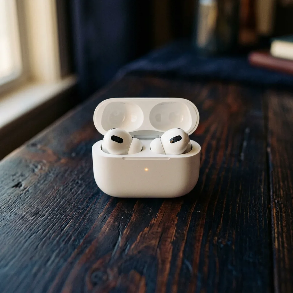 AirPods 3 в открытом зарядном кейсе — выкуп наушников в Купчино