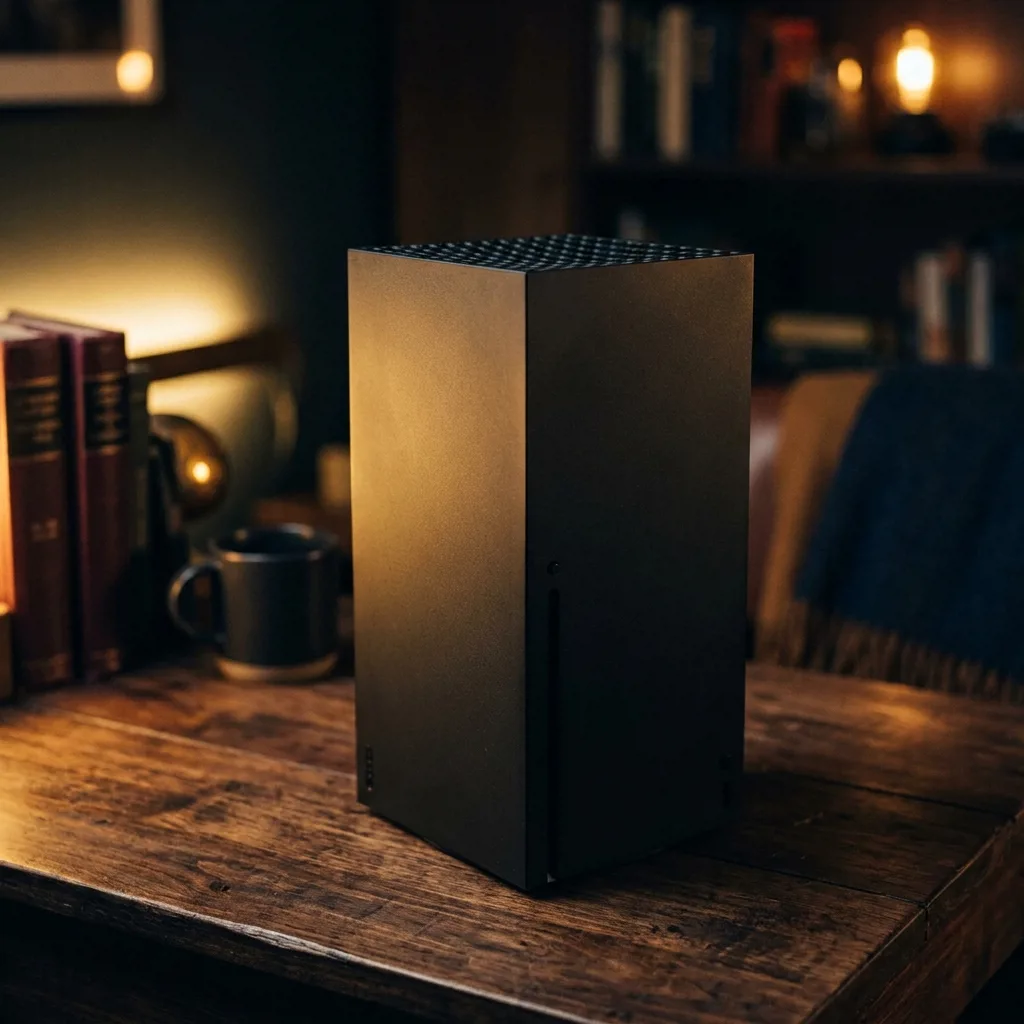Xbox Series X чёрного цвета — скупка игровых консолей Microsoft