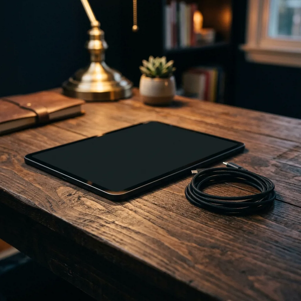 iPad Pro 11 M1 — комплект поставки с кабелем