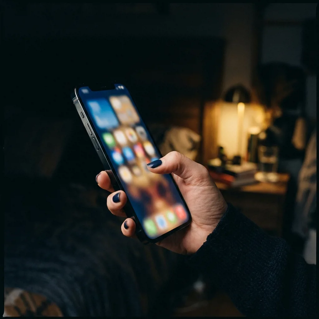 iPhone 12 Pro Max в руке — демонстрация экрана Super Retina XDR 6,7 дюйма