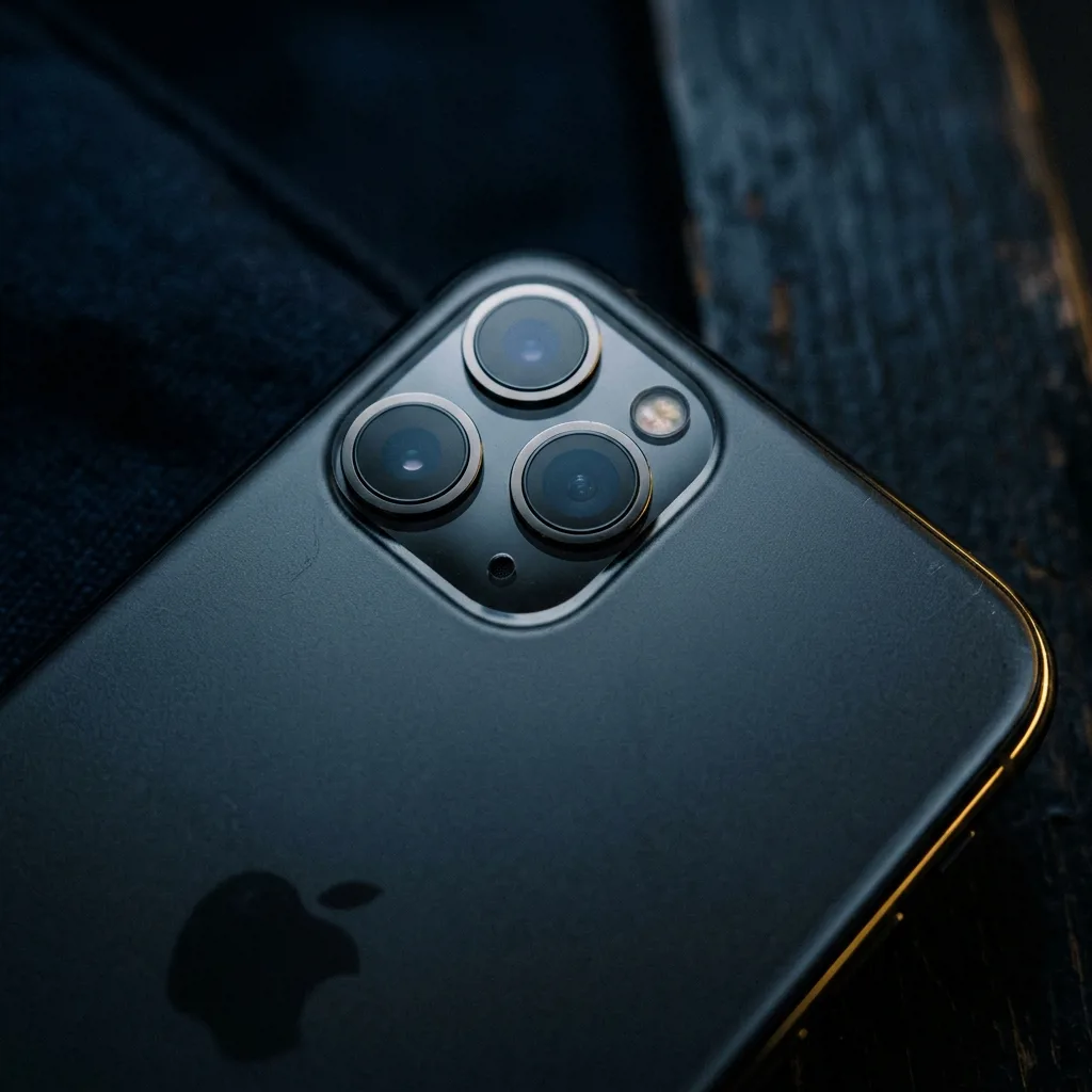 iPhone 11 Pro с тройной камерой — вид сзади, цвет Space Gray
