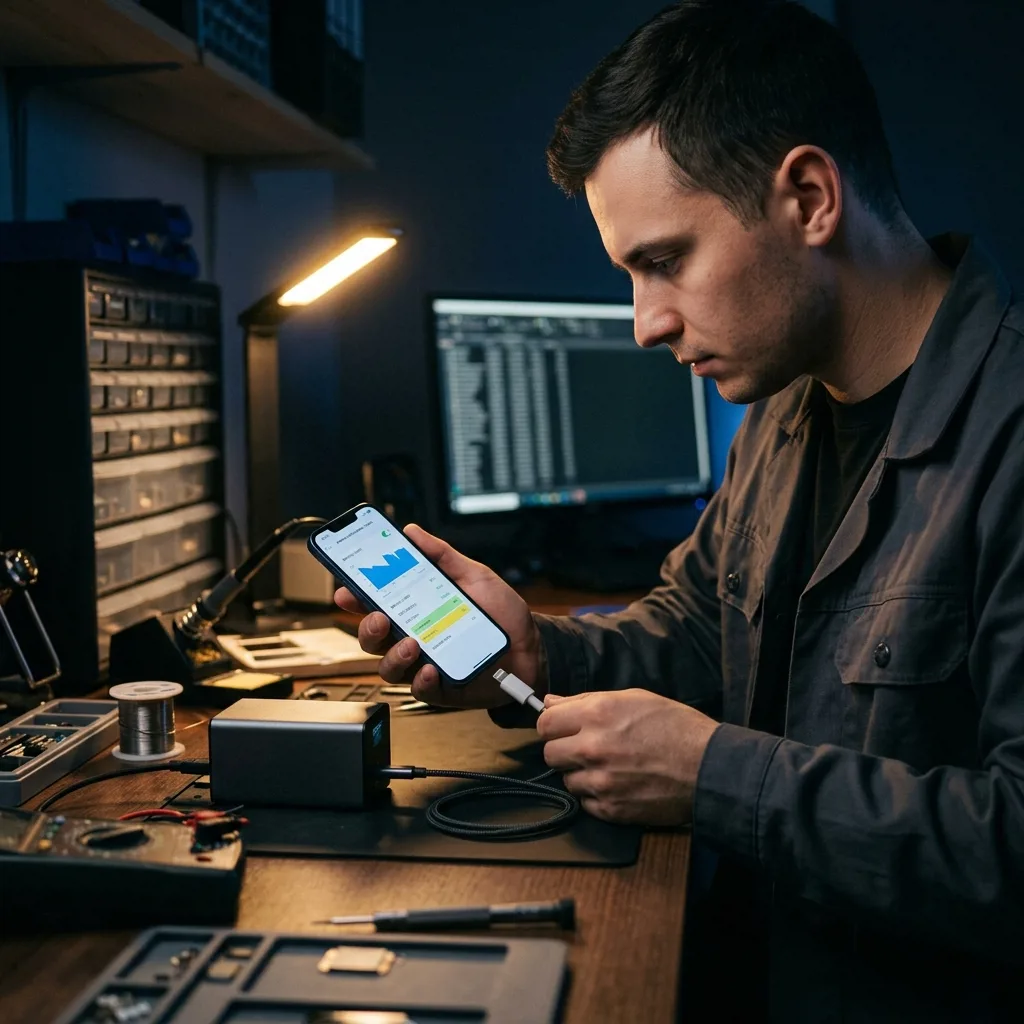 Диагностика iPhone перед продажей в мастерской