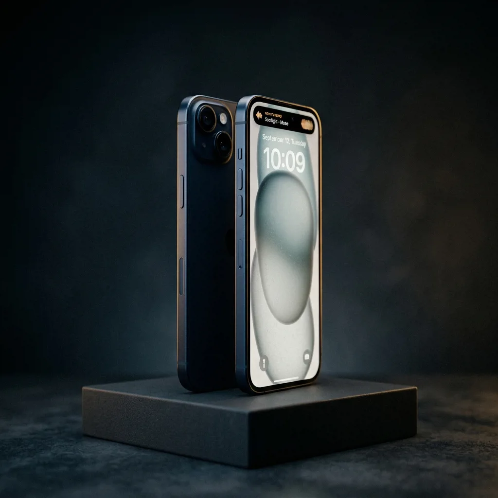 iPhone 15 128 ГБ — дисплей Super Retina XDR и двойная камера 48 Мп