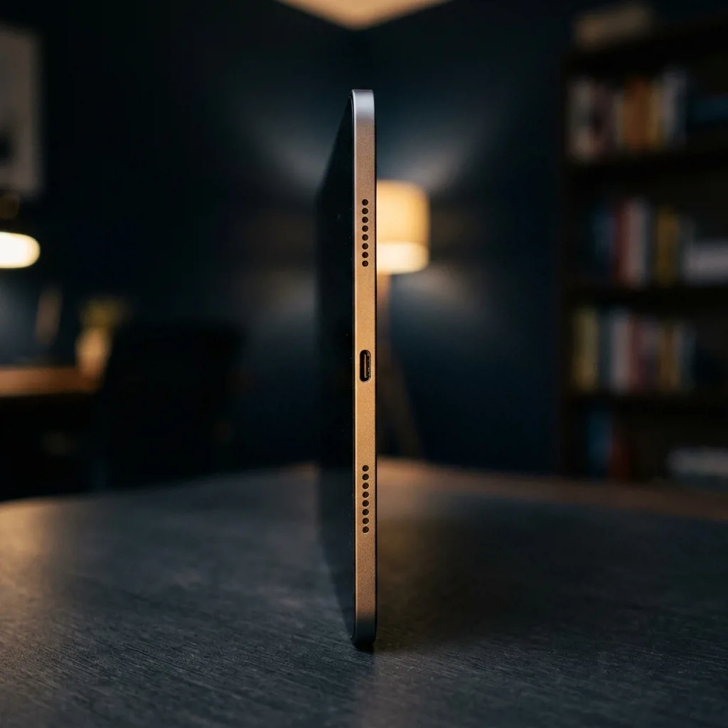 iPad Pro 11 M2 сбоку — разъём USB-C и тонкий корпус