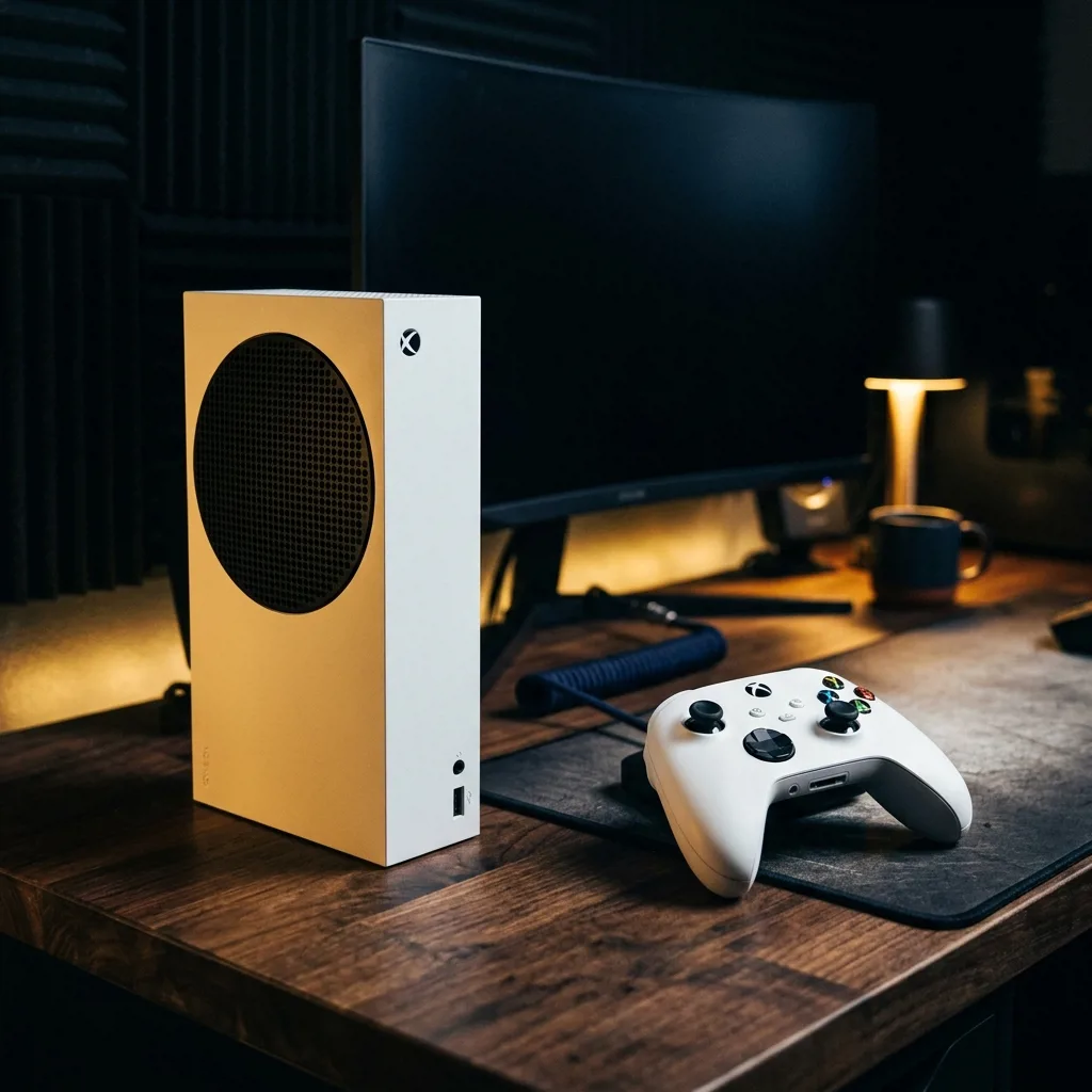 Восстановленная консоль Xbox Series S белого цвета