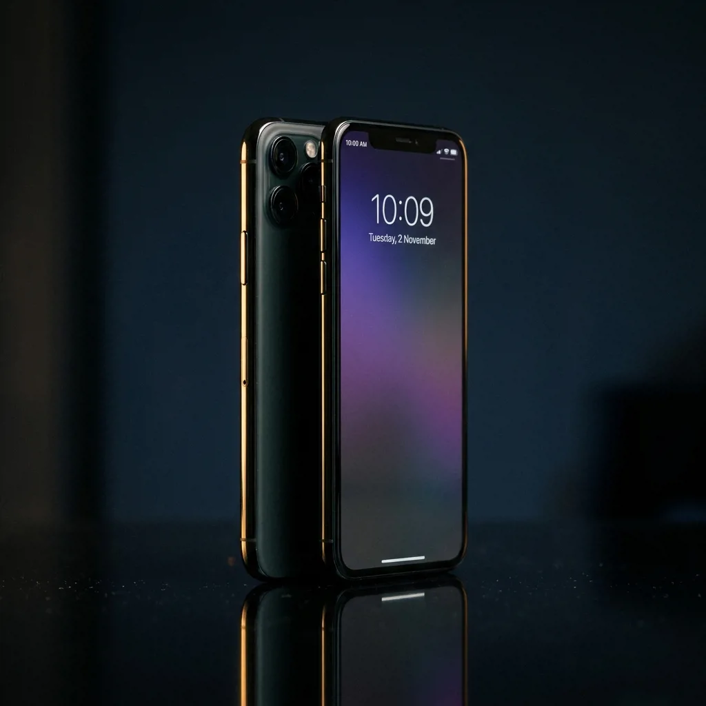 iPhone 11 Pro 512 ГБ — вид спереди, тройная камера