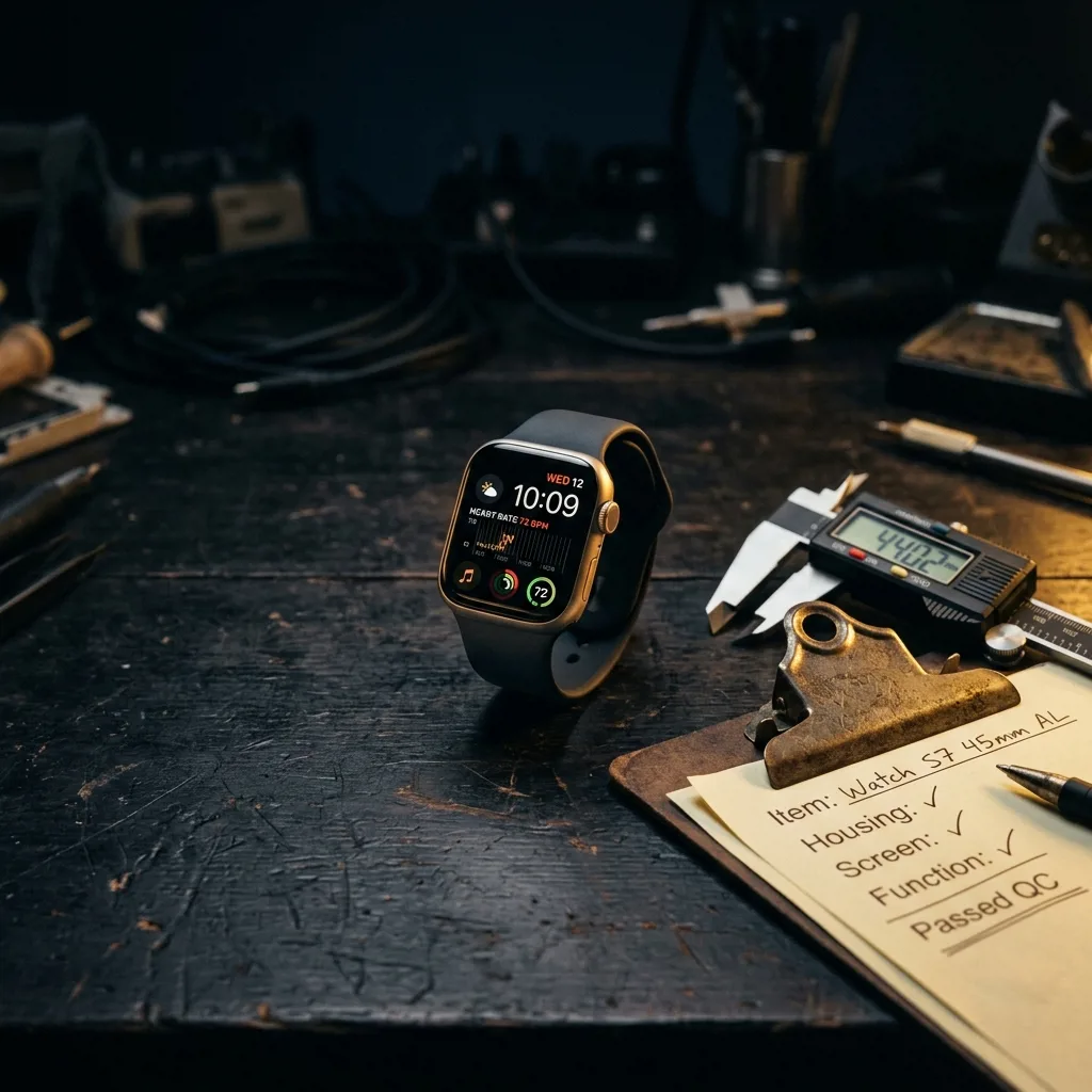Apple Watch Series на столе оценщика