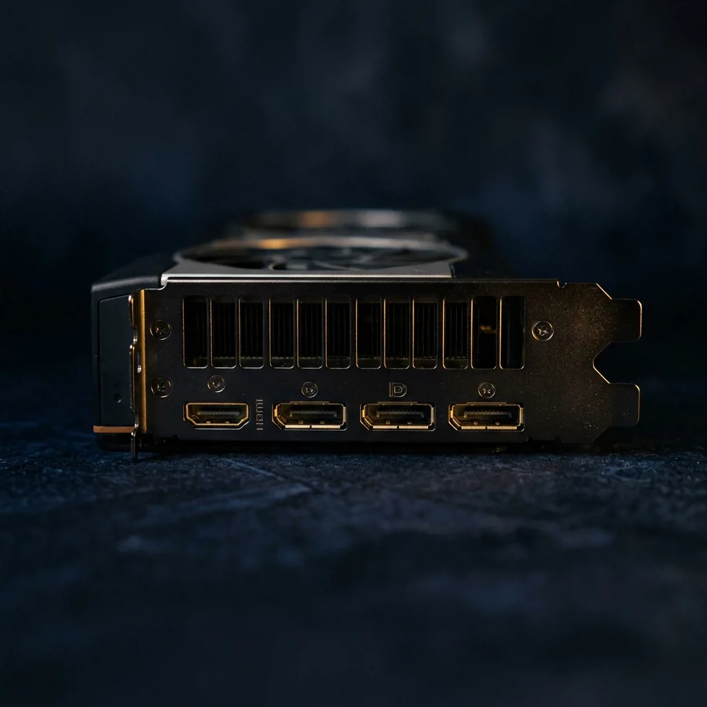 Radeon RX 6800 XT — разъёмы DisplayPort и HDMI