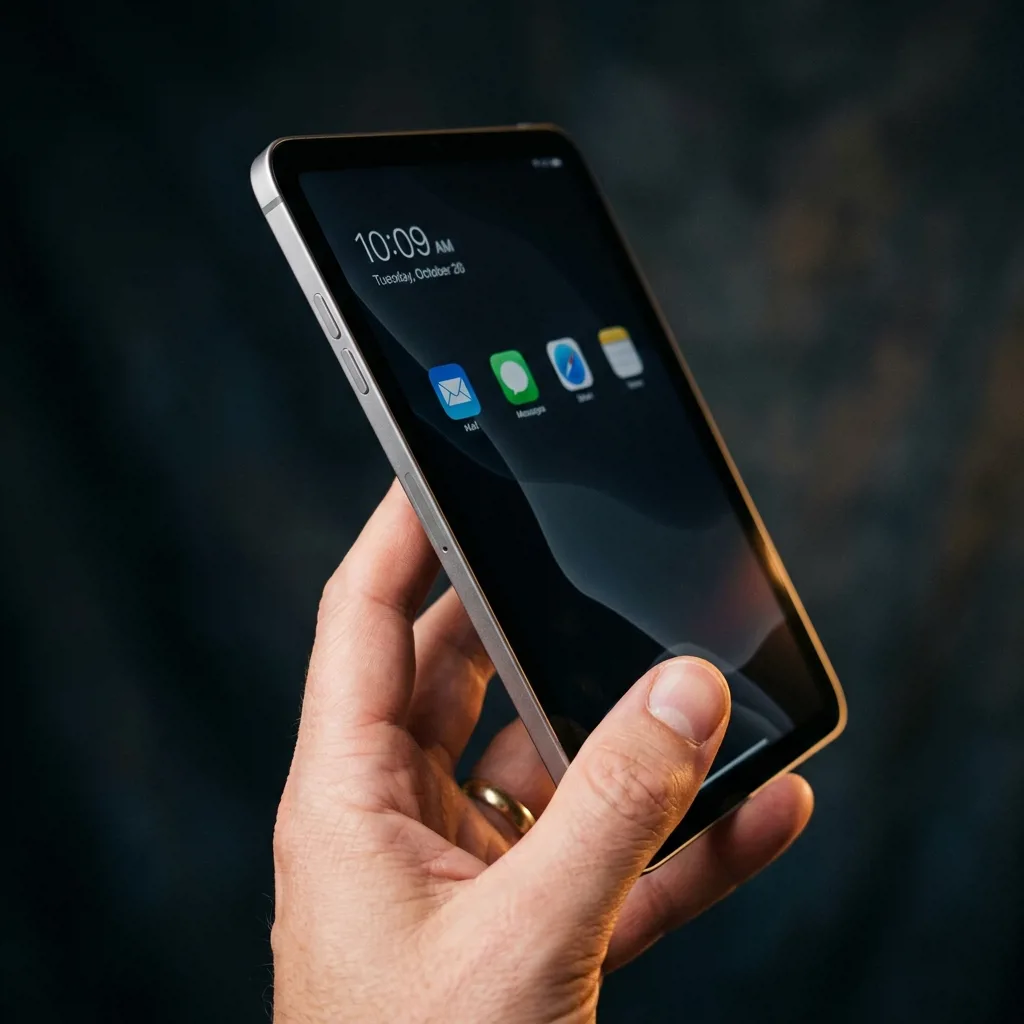 Восстановленный iPad mini 6 в руке