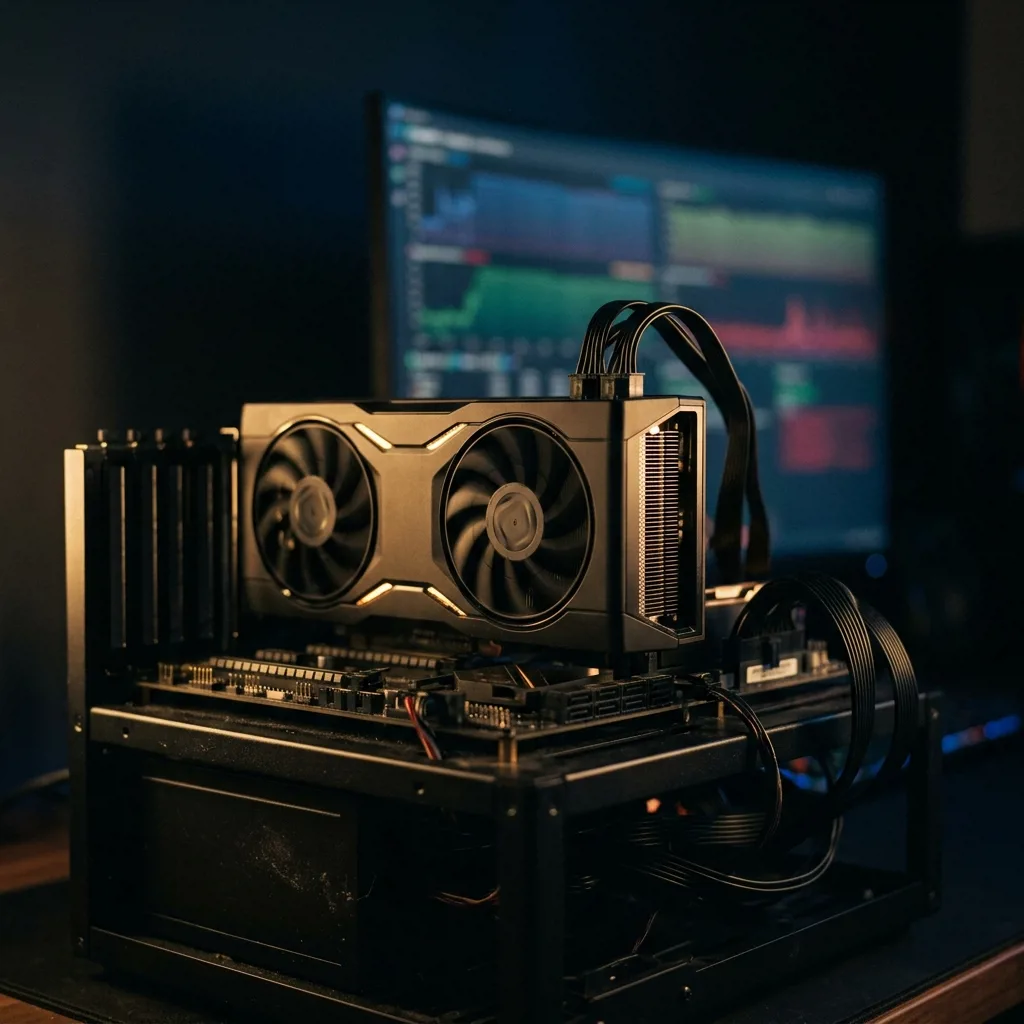 Radeon RX 6700 XT — стресс-тест на стенде перед продажей