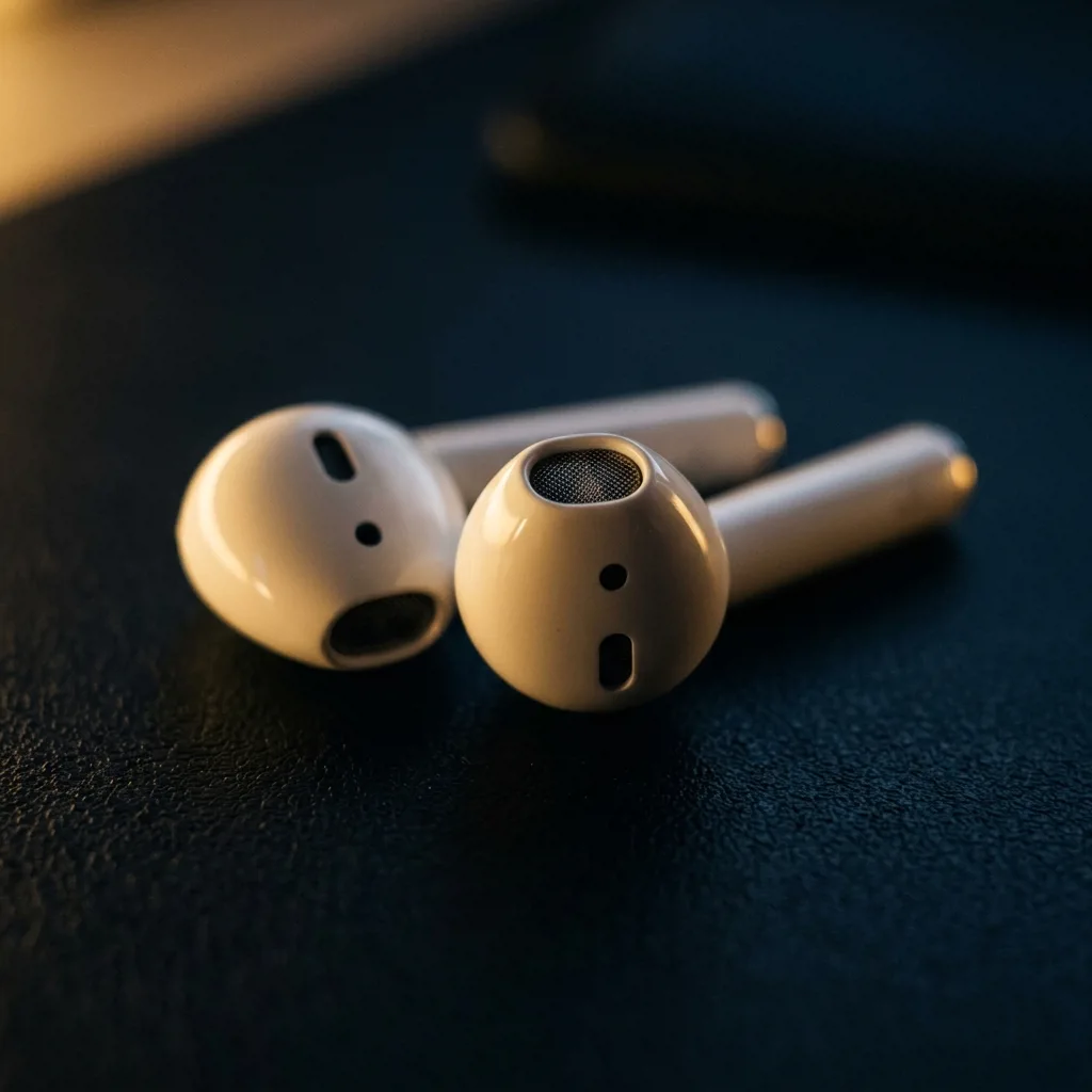 AirPods 2 — наушники крупным планом