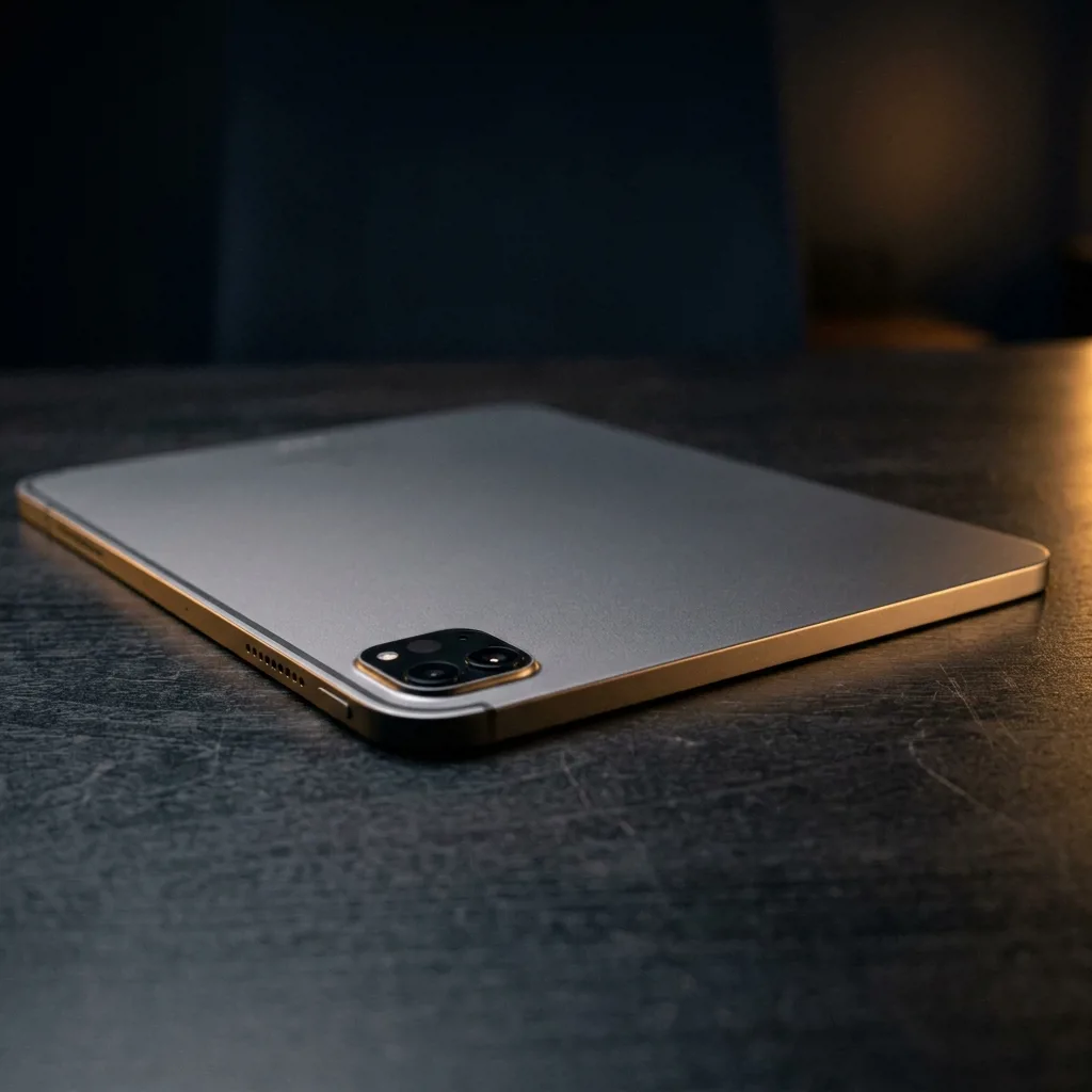 Планшет Apple iPad Pro на столе оценщика перед скупкой