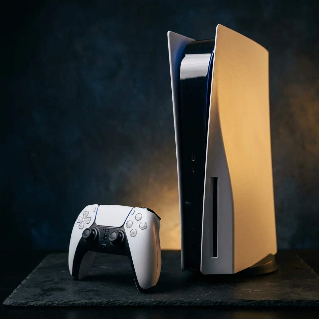Игровая приставка PlayStation с геймпадом DualSense