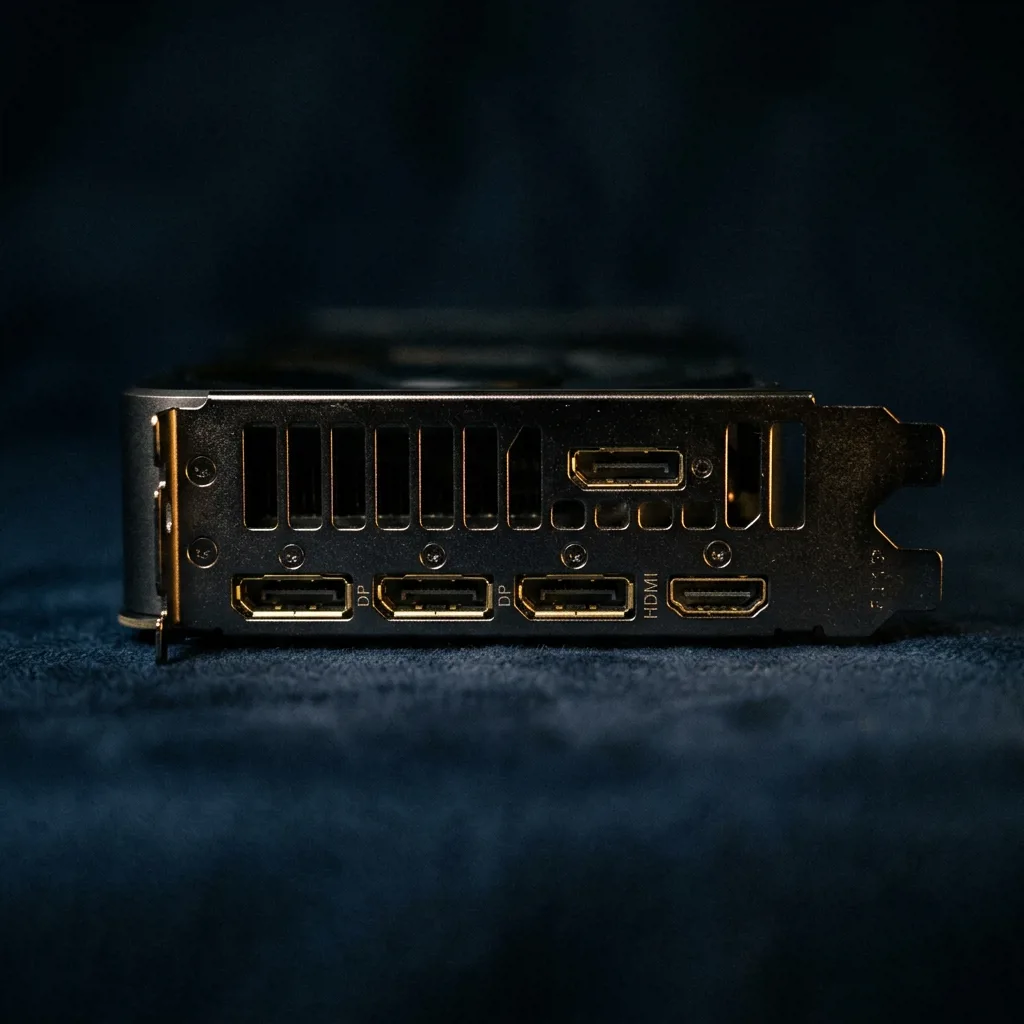 GeForce RTX 4070 — разъёмы DisplayPort и HDMI
