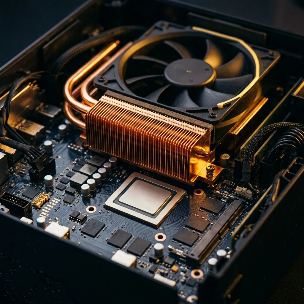 Внутренние компоненты и система охлаждения Xbox Series X