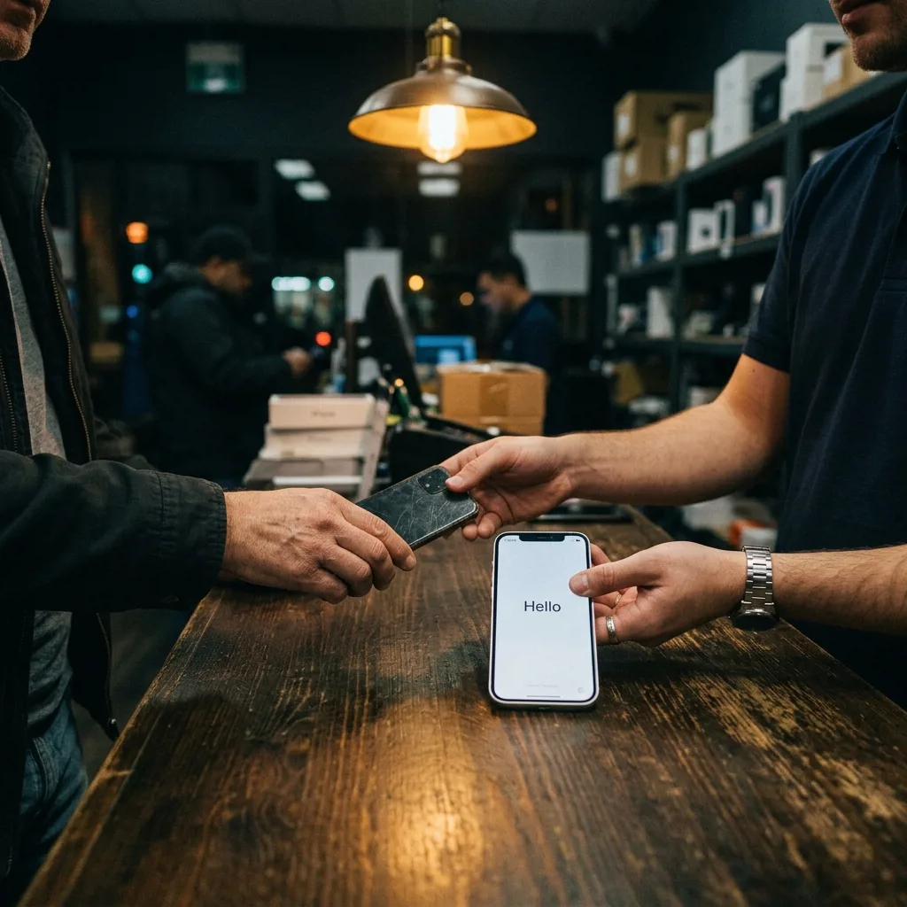 Обмен старого телефона на восстановленный iPhone с доплатой
