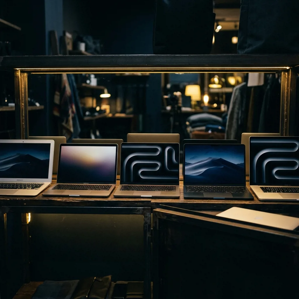 Выбор MacBook в каталоге восстановленной техники