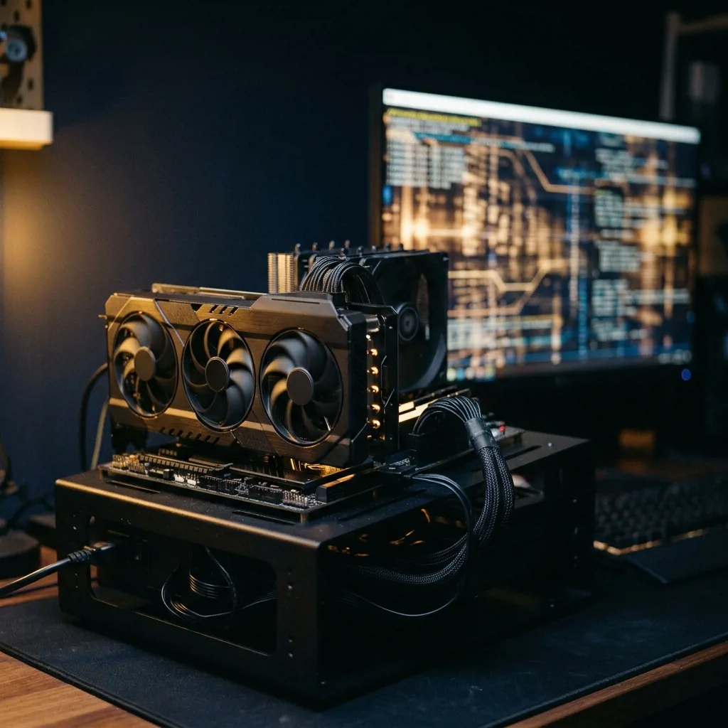 Диагностика видеокарты GeForce RTX 3080 на стенде