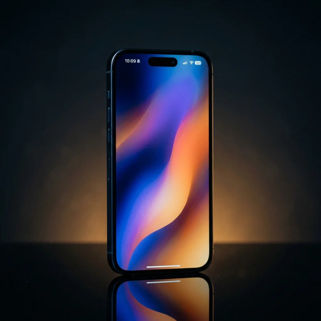 iPhone 15 512 ГБ — вид спереди, дисплей Super Retina XDR