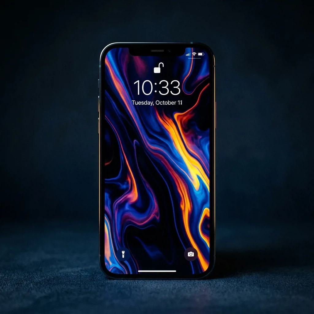 iPhone 12 Pro 128 ГБ — вид спереди, экран Super Retina XDR