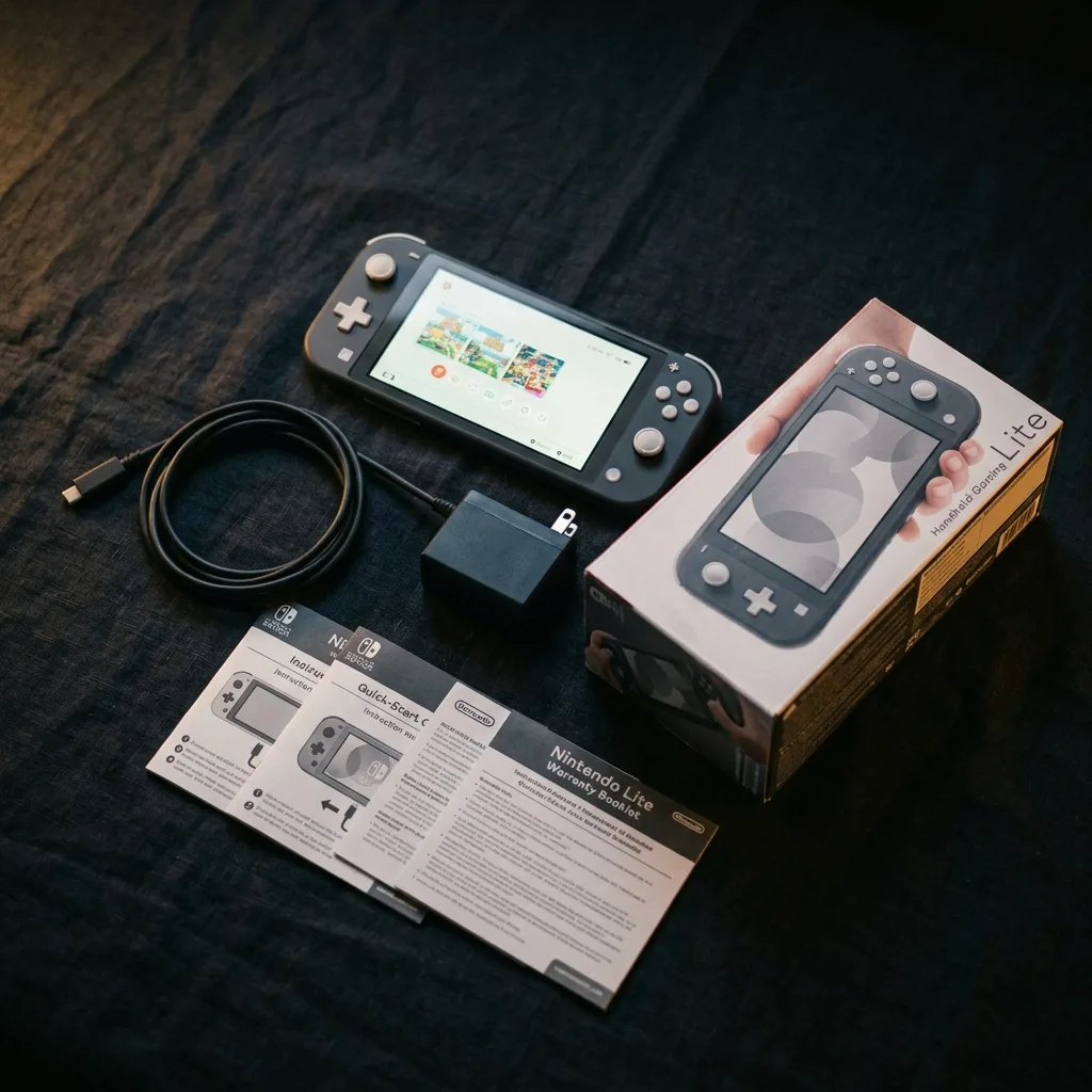 Комплект поставки Nintendo Switch Lite