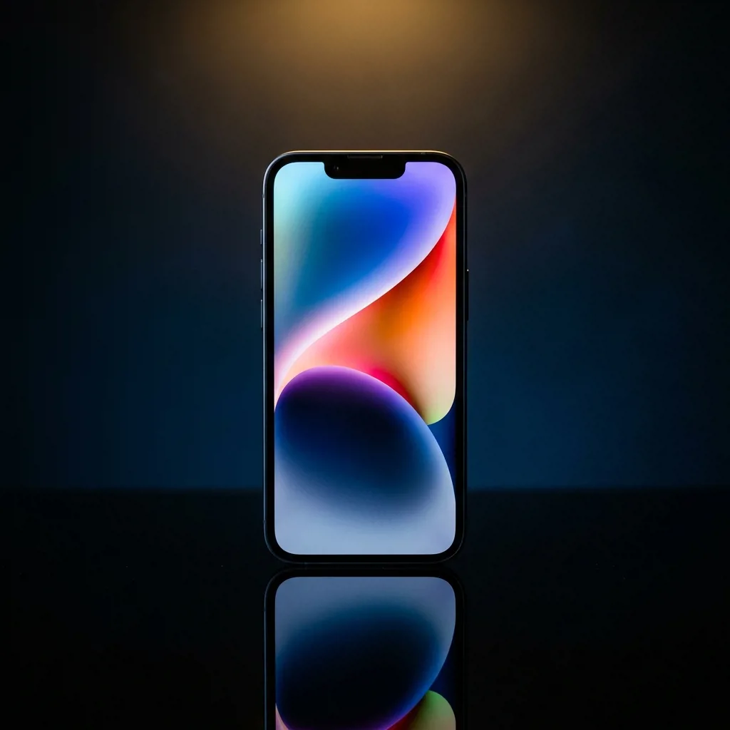 iPhone 14 256 ГБ — вид спереди, экран без царапин